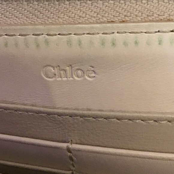 Chloe Pale Pink Leather Zip-Around Wallet - Picture 2 of 11